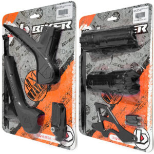 Kit de Plasticos Honda CRF 230 (Cubre Cuadro, Eje, Horquilla, Piñón) - Negro