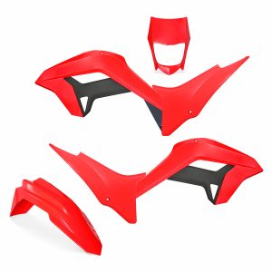 Kit de Plastico Honda Bross 150 Reestyle (2009 al 2012) - Rojo